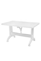 Beyaz Plastik  Bahçe Masası 75x120x72cm - GF242