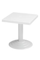 Beyaz Plastik 45 X 45 cm Kısa Sehpa - GF402