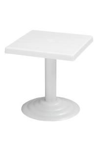 Beyaz Plastik 45 X 45 cm Kısa Sehpa - GF402