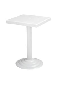 Beyaz Plastik 45 X 45 cm Uzun  Sehpa - GF402A