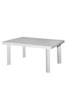 Beyaz Plastik Çocuk  Bahçe Masası 70x110x50cm - GF241