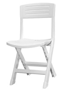 Beyaz Plastik Katlanır Sandalye - GF-162