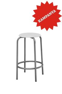 Beyaz Plastik Tabure - CF846