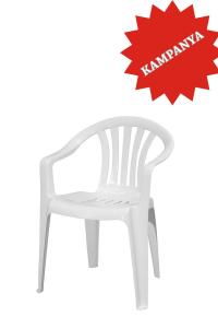 Carrera  Beyaz Plastik Bahçe Koltuk - GF-101