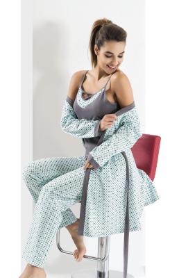 Derya Kurşun 3lü Gecelik Sabahlık Takım 1041