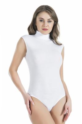 Derya Kurşun Balıkçı Yaka Çıtçıtlı Kadın Beyaz Body 319