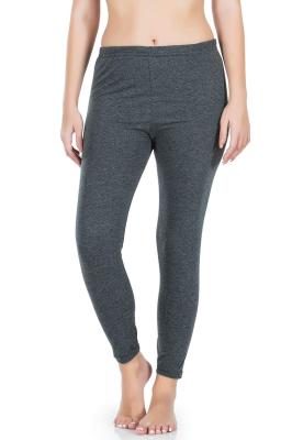 Derya Kurşun Füme  Yüksek Bel Uzun Kadın Tayt-410