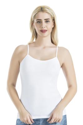 Derya Kurşun İp Askılı Kadın Beyaz Atlet 210 