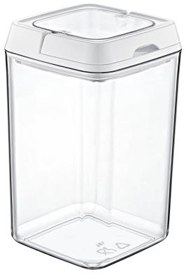 3 Adet 1,5 Litre Kare Kilitli Saklama Kabı