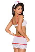 Fantezi Beyaz Hemşire Kostümü - 2047