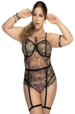 For Dreams Kadın Büyük Beden Fantezi Babydoll - 8375