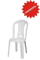 Giugno Beyaz Plastik Bahçe Sandalye - GF-183