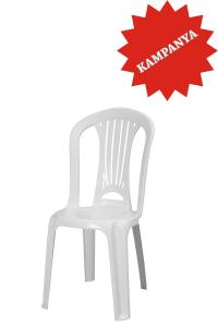 Giugno Beyaz Plastik Bahçe Sandalye - GF-183