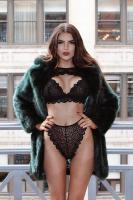 Kadın Dantel Detaylı Siyah İç Çamaşırı - 2105