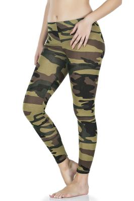 Derya Kurşun Kadın Kamuflaj Desenli Uzun Tayt - 443