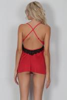 Kadın Kırmızı Mini Gecelik - 2069