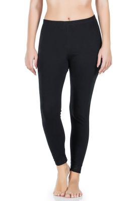 Derya Kurşun Kadın Paçası Dantelli Siyah Tayt - 422