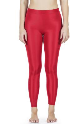 Derya Kurşun Kadın Parlak Kırmızı Tayt 0561
