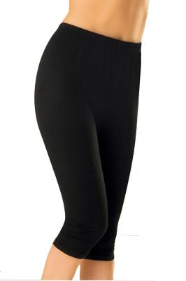 Derya Kurşun Kadın Siyah Kapri Tayt - 424