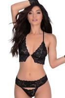 Kadın Siyah Maske Detaylı İç Çamaşırı - 2042