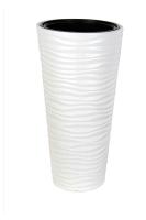 Kumsal Plastik Beyaz 9 Litre Vazo Saksı Takımı - KVT2