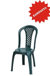 Lilla Yeşil Renk Plastik Bahçe Sandalye - GF-190
