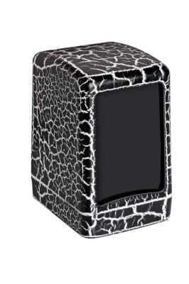 Masa Üstü Desenli Peçetelik Siyah  - 3474-D-S