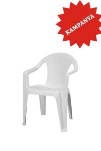 Paglia Beyaz Plastik Bahçe Koltuk - GF-131