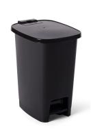 Pedallı Plastik Çöp Kovası 10 Litre Siyah - 140BLCK