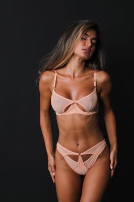 Pembe  Desteksiz İç Çamaşırı Takımı - NIC100_3