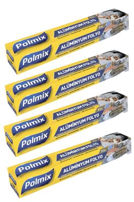 Polmix 4 Kutu 30 cm X 8 Metre Alüminyum Folyo - P604
