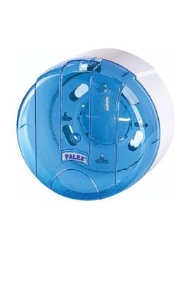 Şeffaf - Mavi Pratik Tuvalet Kağıdı Dispenseri - 3440-1