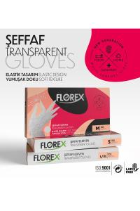 Şeffaf Florex Eldiven (Medium) - 2082