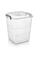Tetris Kare Plastik Şeffaf Saklama Kutusu 5 Litre - 1152-00
