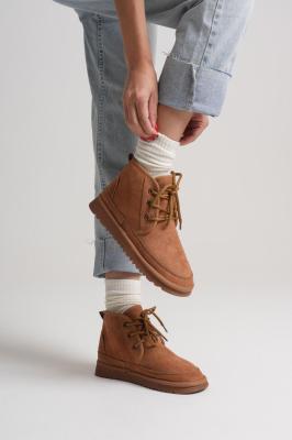 Trendella Kadın Kışlık Taba İçi Kürklü Bot TR04MK01C