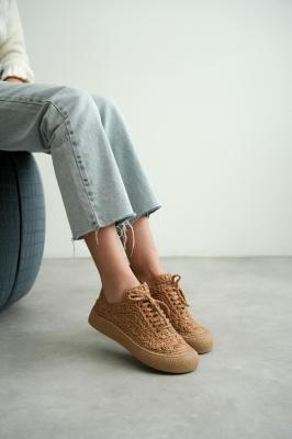 Trendella Kadın Taba Sneaker TR01MY01D