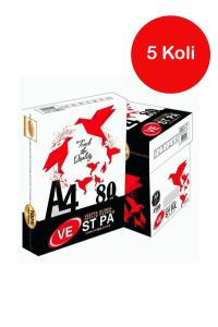 Vestpa 80 gram A4 Fotokopi Kağıdı 5 Koli (12500 yaprak)