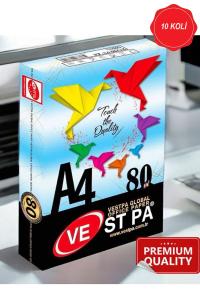 Vestpa Gümüş A4 Fotokopi Kağıdı 10 Koli
