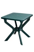 Yeşil  Plastik Kare Bahçe Masası 70x70 cm - GF235GR