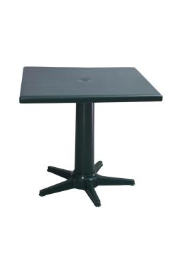 Yeşil  Plastik Kare Bahçe Masası 80x80 cm - GF211GR