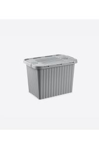 10 lt Split Box Plastik Gri Rengi Derin Saklama Kutusu - RNL-DNY20020GREY