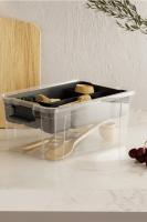 3 Adet 6,25 Lt Lock&Keep Organizer Tepsili Plastik Saklama Kutusu - 33213