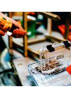 3 Adet Büyük Şeffaf Suya Dayanıklı Saklama Kutusu Süngersiz - SF-2010-3