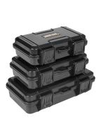 3 Adet Küçük Suya Dayanıklı Siyah Saklama Kutusu Süngersiz - SF-1580B-3