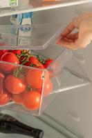 4 Adet 20 x 32,5 x 14,5 cm Şeffaf Kapaklı Buzdolabı Organizer - 07443-4