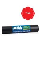 9 Rulo Florex Yeni Nesil Dökme Çöp Torbası Jumbo Ekonomik V Katlama - 619
