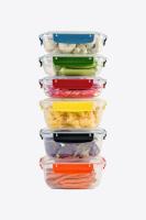 6 Parça Dikdörtgen Master Sızdırmaz Smart Set ( 3x975 ml - 3x1400 ml ) - 30896