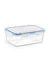 0,45 Litre Dikdörtgen Contalı Şeffaf Saklama Kabı - 1221-C