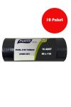 10 Adet  Jumbo Boy Evsel Atık Torbası 80x110 cm - P133