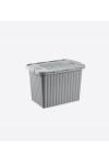 16 lt Split Box Plastik Gri Rengi Derin  Saklama Kutusu - RNL-DNY20020GREY